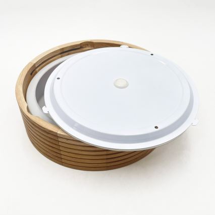 Badrumstaklampa LINARO 2xE27/15W/230V IP54 ek Ø 27 cm