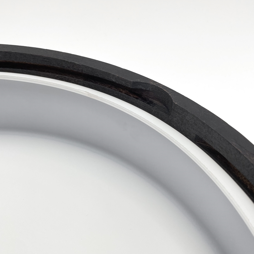 Badrumsplafond OAK SMOKY 3xE27/15W/230V IP54 – 37,5 cm ek/brun