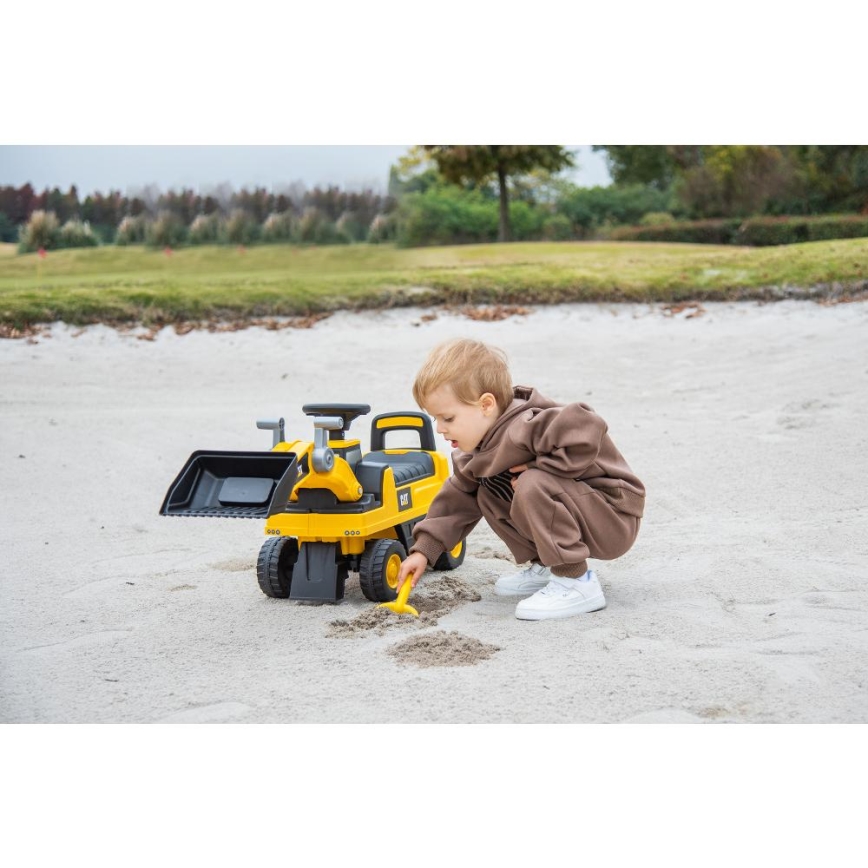 Balanscykel lastare CAT 2xAA gul/svart