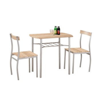 Balkongset LANCE 82x50 cm metall/sonoma-ek