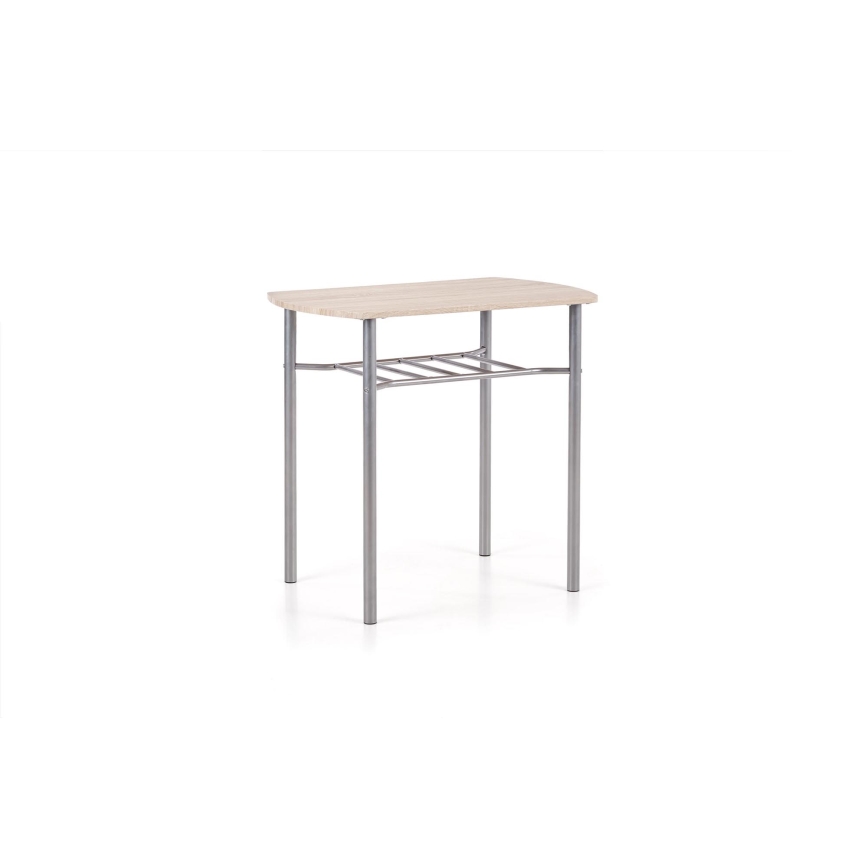 Balkongset LANCE 82x50 cm metall/sonoma-ek