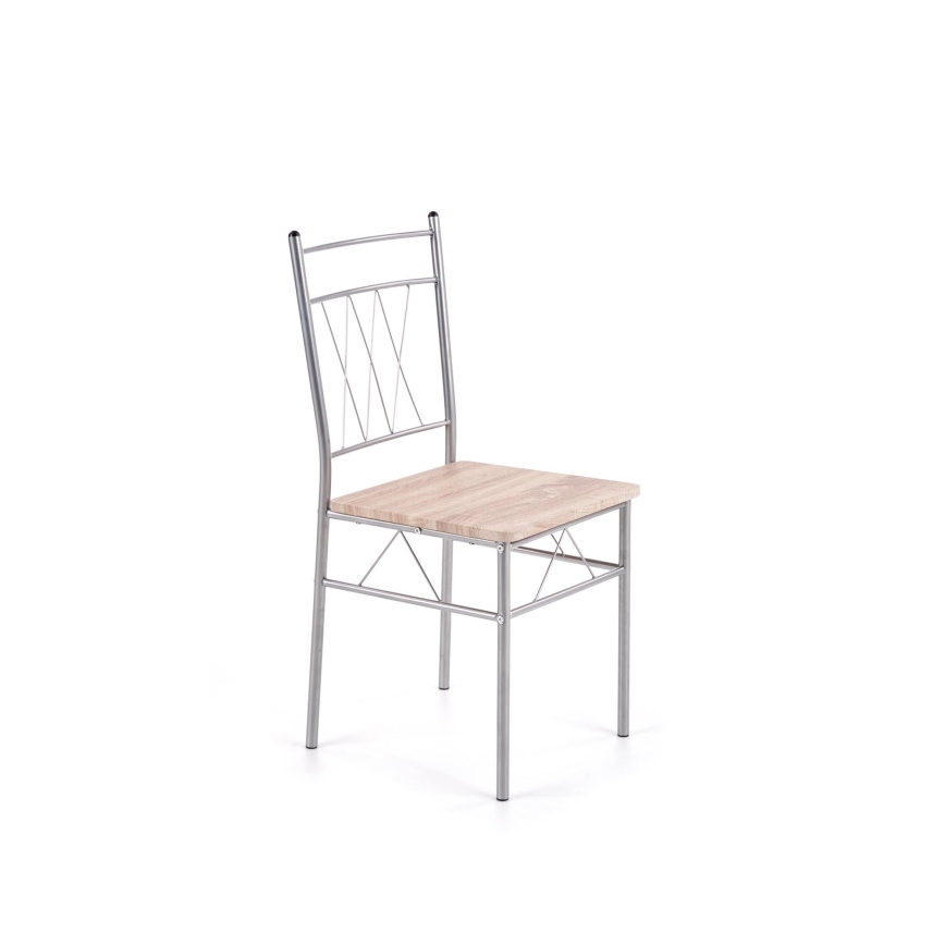 Balkongset LANCE 82x50 cm metall/sonoma-ek