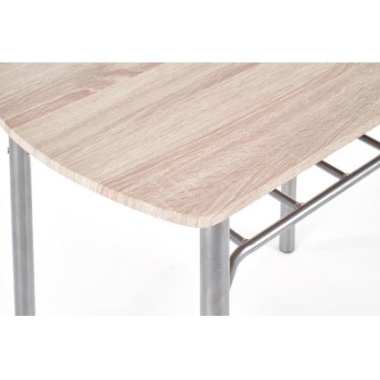 Balkongset LANCE 82x50 cm metall/sonoma-ek