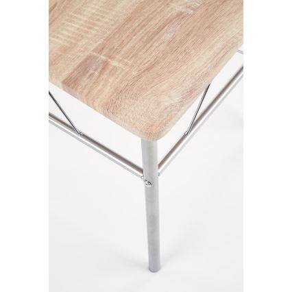 Balkongset LANCE 82x50 cm metall/sonoma-ek