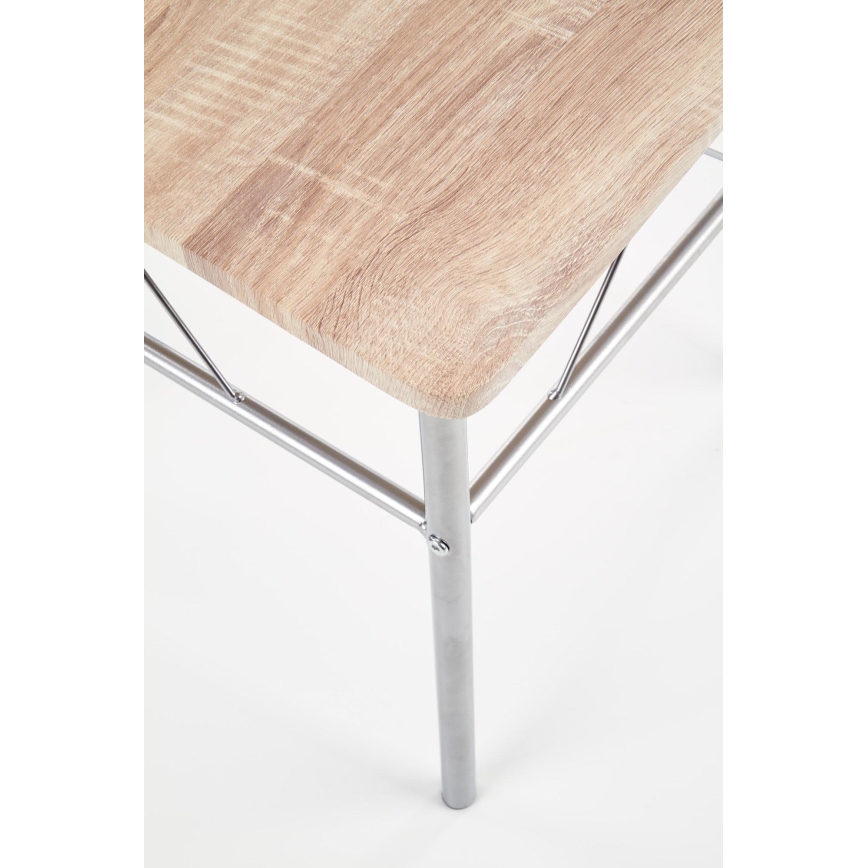 Balkongset LANCE 82x50 cm metall/sonoma-ek