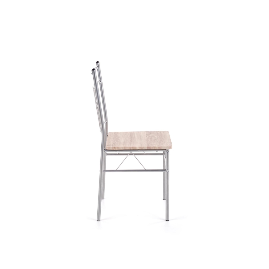 Balkongset LANCE 82x50 cm metall/sonoma-ek