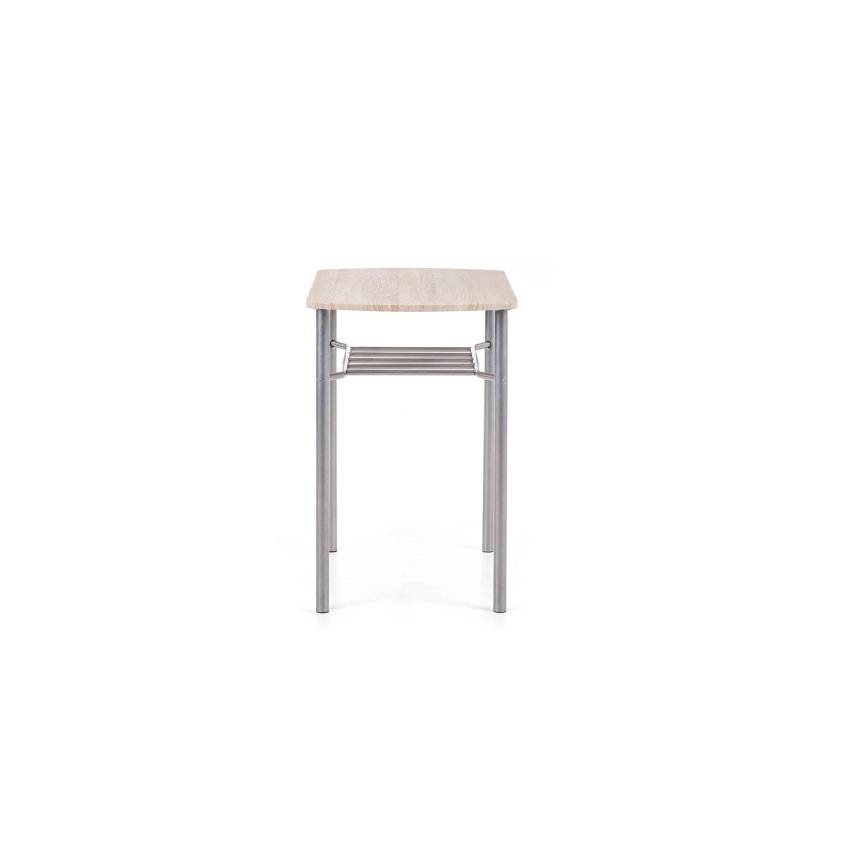 Balkongset LANCE 82x50 cm metall/sonoma-ek