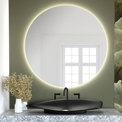 Baltica Design - LED-badrumsspegel för vägg med integrerad BRIGHT LED/15W/230V 3000K Ø 100 cm IP65