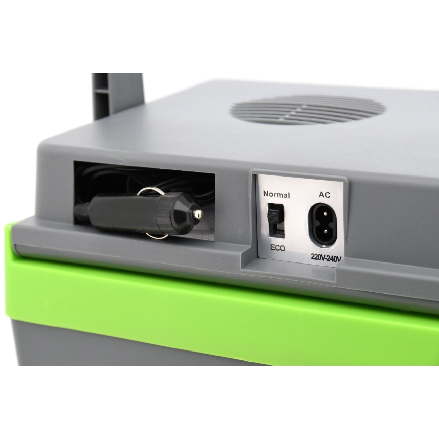 Bärbar bilkylare 22 l 55W / 12V / 230V grå /grön