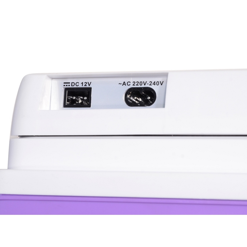 Bärbar bilkylare 22 l 55W/12V/230V lila/vit