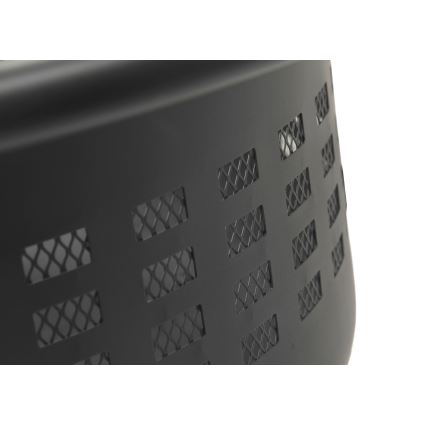 Bärbar lägereld med galler svart