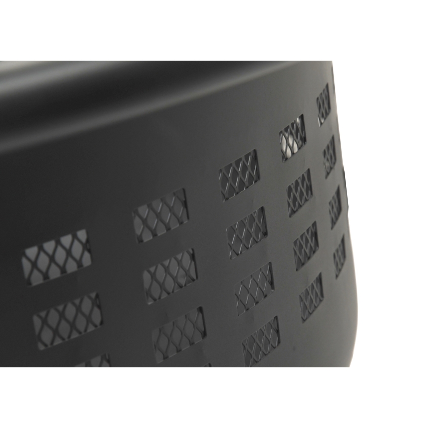 Bärbar lägereld med galler svart