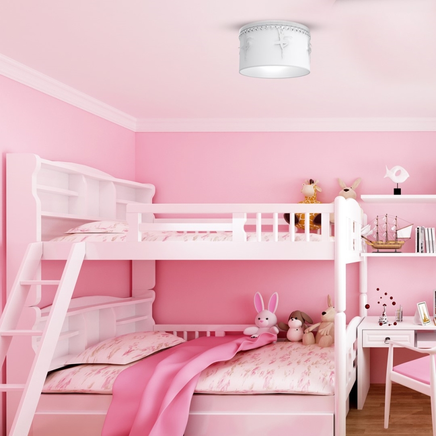 Barn Takbelysning BALLET 1xE27/60W/230V