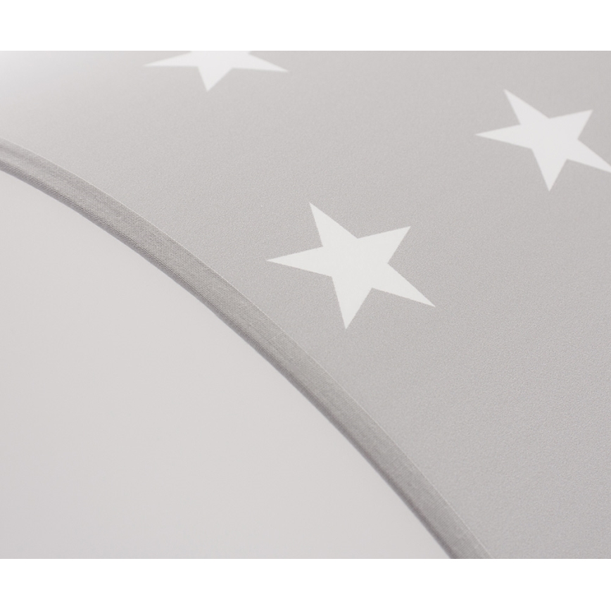 Barn Takbelysning stjärnor grå 2xE27/60W/230V grå