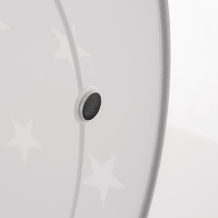 Barn Takbelysning stjärnor grå 2xE27/60W/230V grå