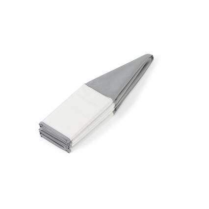 Barnens torrpool med bollar, Ø 80 cm, vit/grå