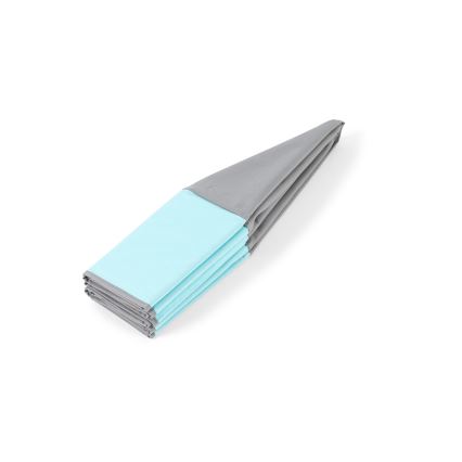 Barnens torrbollpool med bollhav, Ø 80 cm, blå/grå