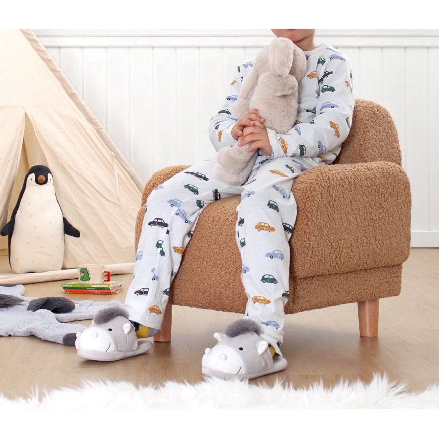 Barnfåtölj LORY brun