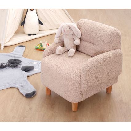 Barnfåtölj LORY rosa