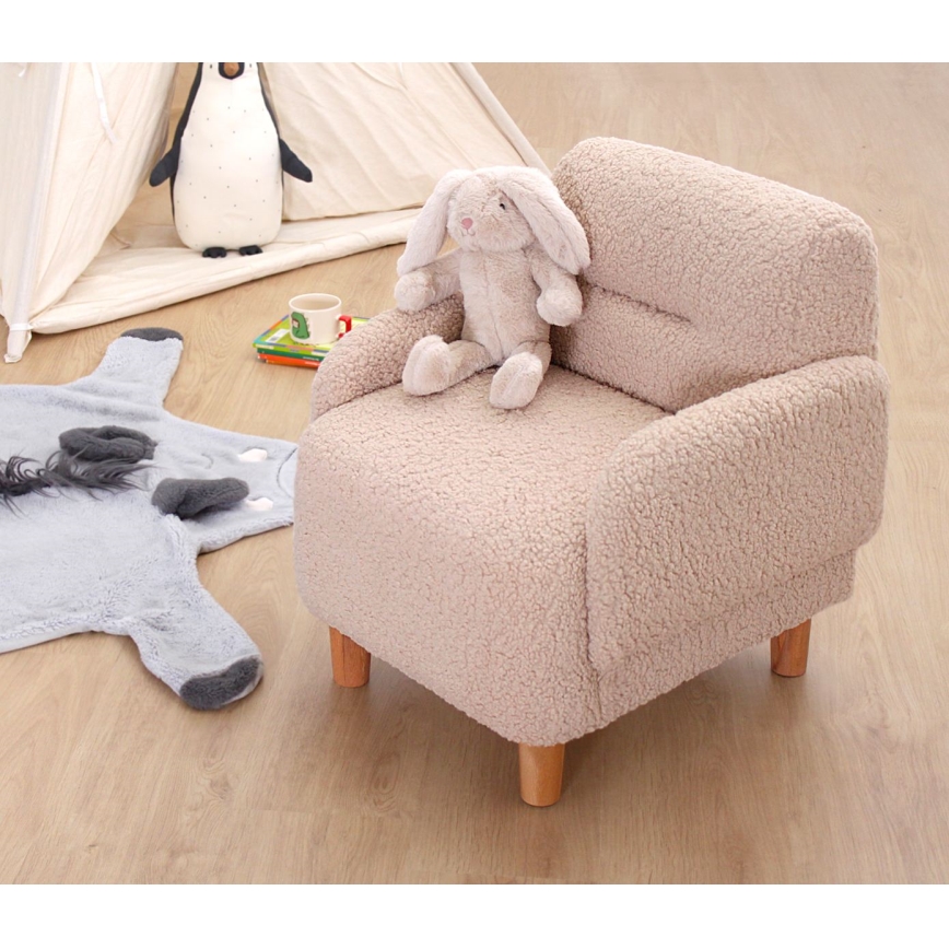 Barnfåtölj LORY rosa