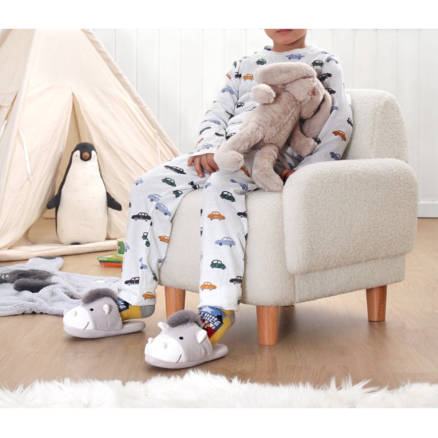 Barnfåtölj LORY, vit