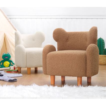 Barnfåtölj TOBI, vit