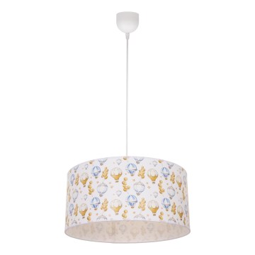 Barnkrona KIDS ROOM 1xE27/60W/230V Ø 40 cm ballonger