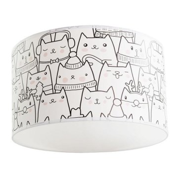 Barnlampa för tak CATS 1xE27/60W/230V