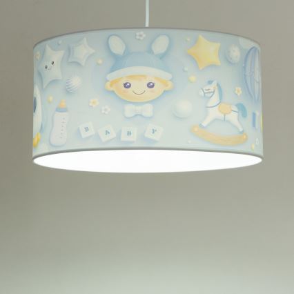 Barnlampa KIDS ROOM 1xE27/60W/230V Ø 40 cm Astronaut