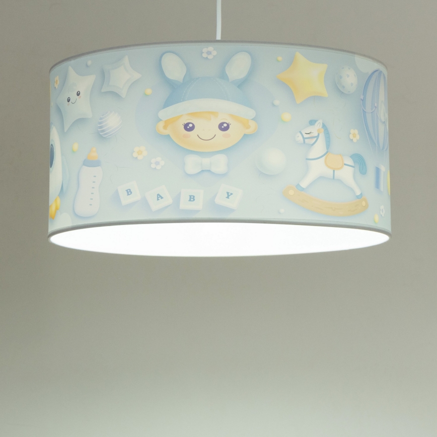 Barnlampa KIDS ROOM 1xE27/60W/230V Ø 40 cm Astronaut