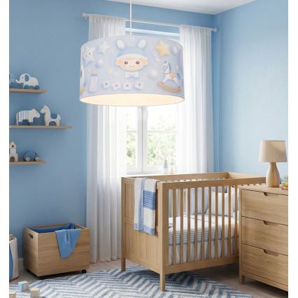 Barnlampa KIDS ROOM 1xE27/60W/230V Ø 40 cm Astronaut