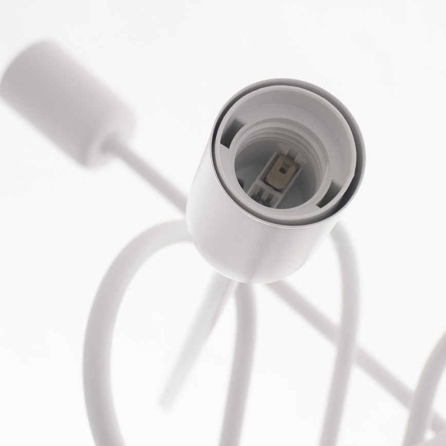 Barnlampa OXFORD med 3xE27/15W/230V, vit, takmonterad