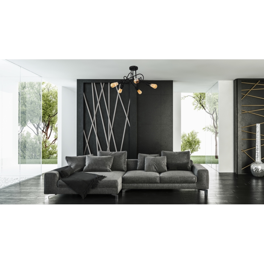 Barnlampa OXFORD med 5xE27/15W/230V, takmonterad