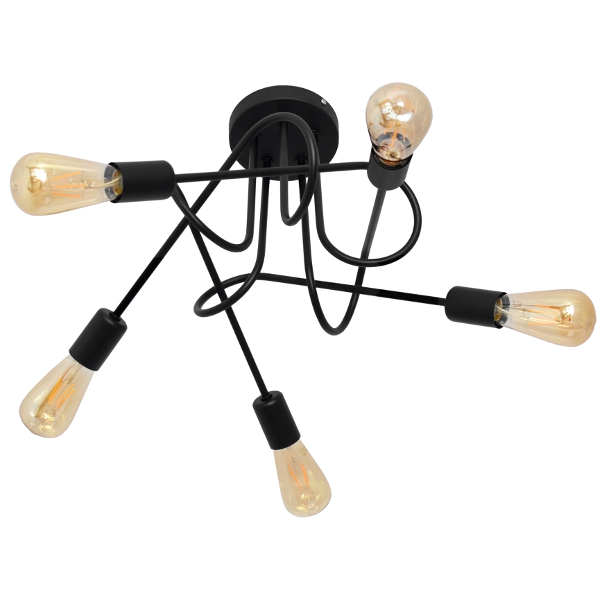 Barnlampa OXFORD med 5xE27/15W/230V, takmonterad