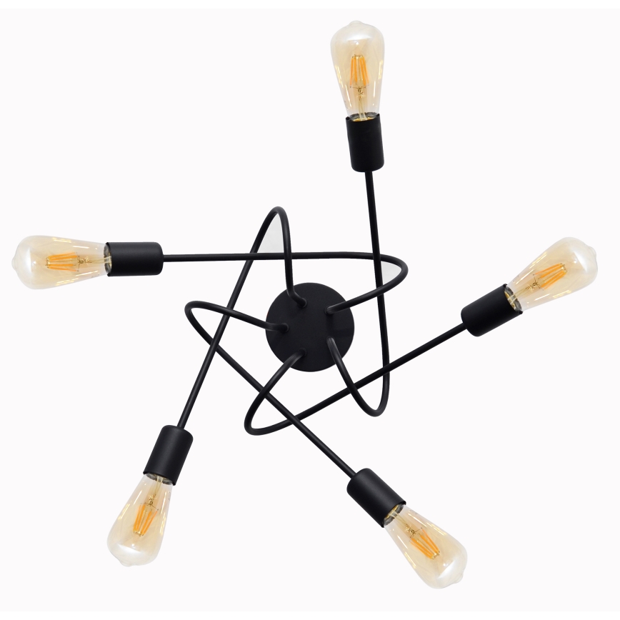 Barnlampa OXFORD med 5xE27/15W/230V, takmonterad