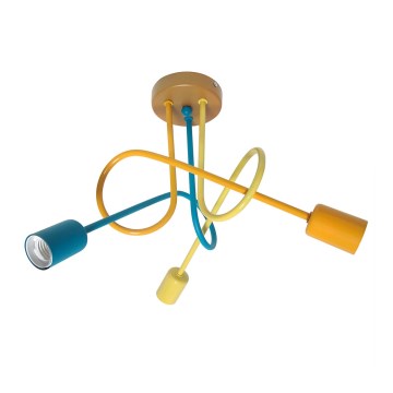 Barnlampa OXFORD med 3xE27/15W/230V, takmonterad