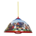 Barnlampa på kabel AKRYL DZ 1xE27/15W cirkus/röd