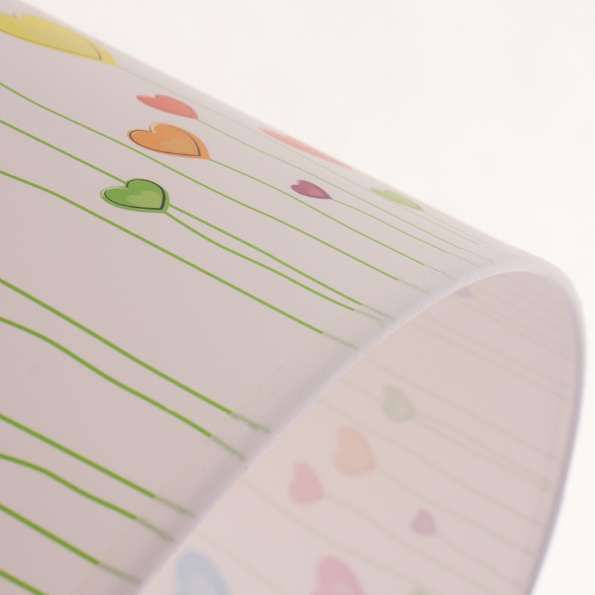 Barnlampa på sladd HEARTS 1xE27/60W/230V