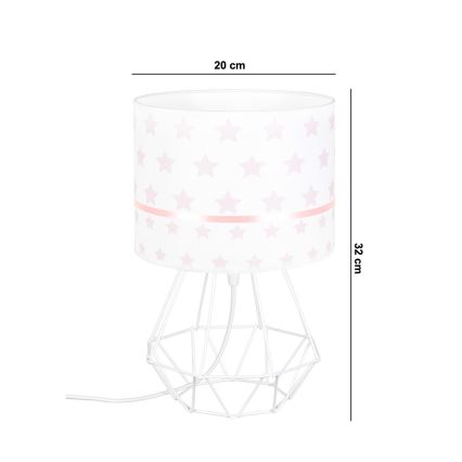 Barnlampa  PIKKI 1xE27/60W/230V rosa 