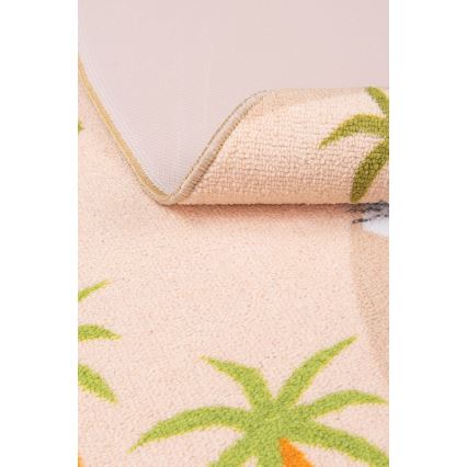 Barnmatta med halkskydd ARES STREETS 160 cm beige/safari