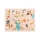 Barnmatta med halkskydd ARES STREETS 80x150 cm beige/safari