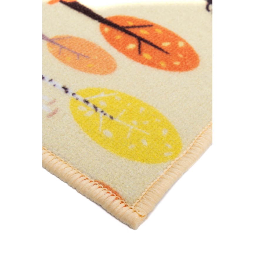 Barnmatta STELLA STREETS 100x150 cm beige/stadsmotiv