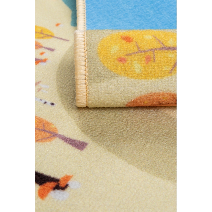 Barnmatta STELLA STREETS 120x170 cm beige/stad