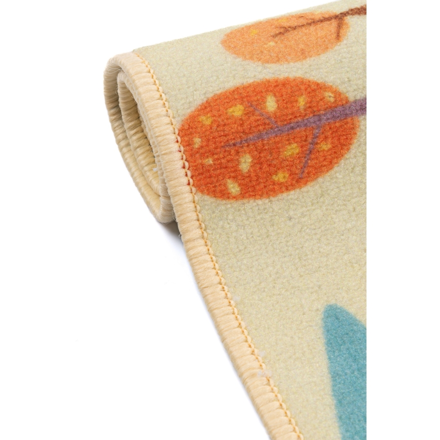 Barnmatta STELLA STREETS 80x100 cm beige/stadsmotiv