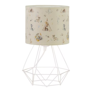 Barns bordslampa KIDS ROOM 1xE27/60W/230V, Ø 18 cm, med djurmotiv