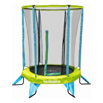 Barntrampolin Ø 140 cm, blå/grön