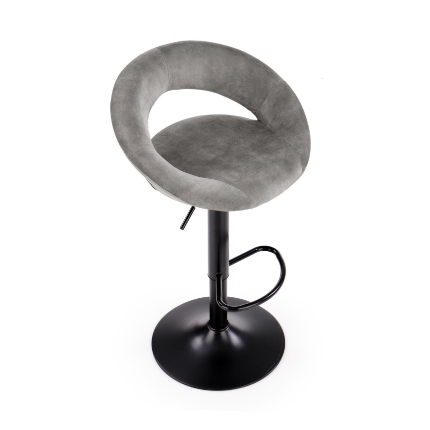 Barstol 100x48 cm grå/antracit