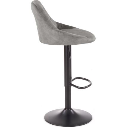 Barstol 106x47 cm grå/svart