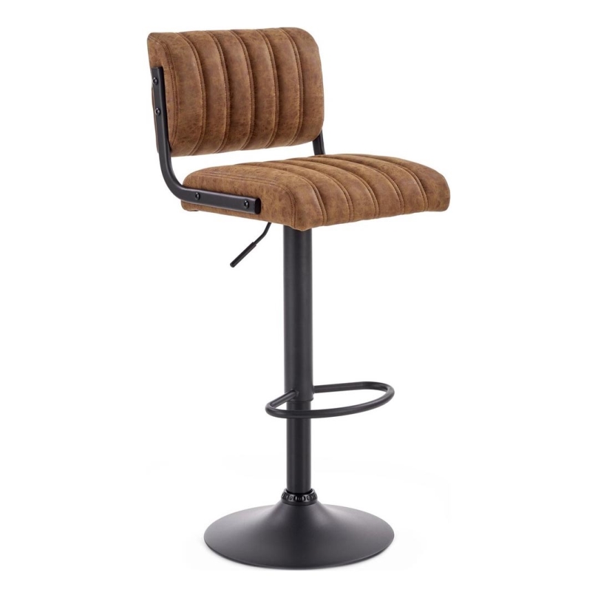 Barstol 109x46 cm svart/brun