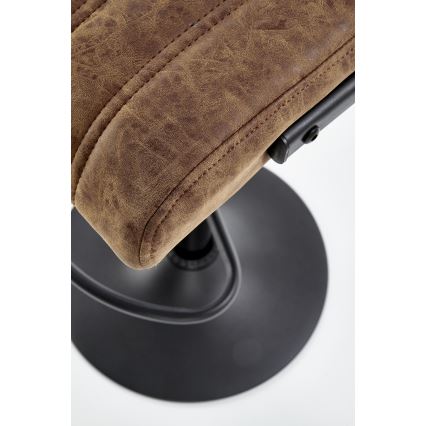 Barstol 109x46 cm svart/brun